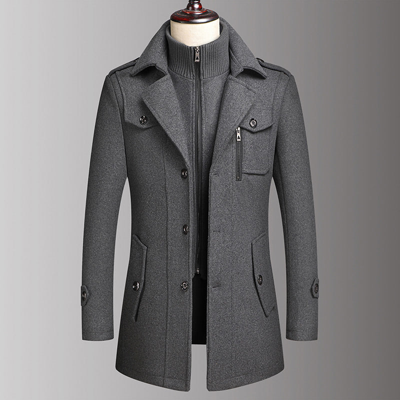 Heritage Classic Tweed Business Overcoat