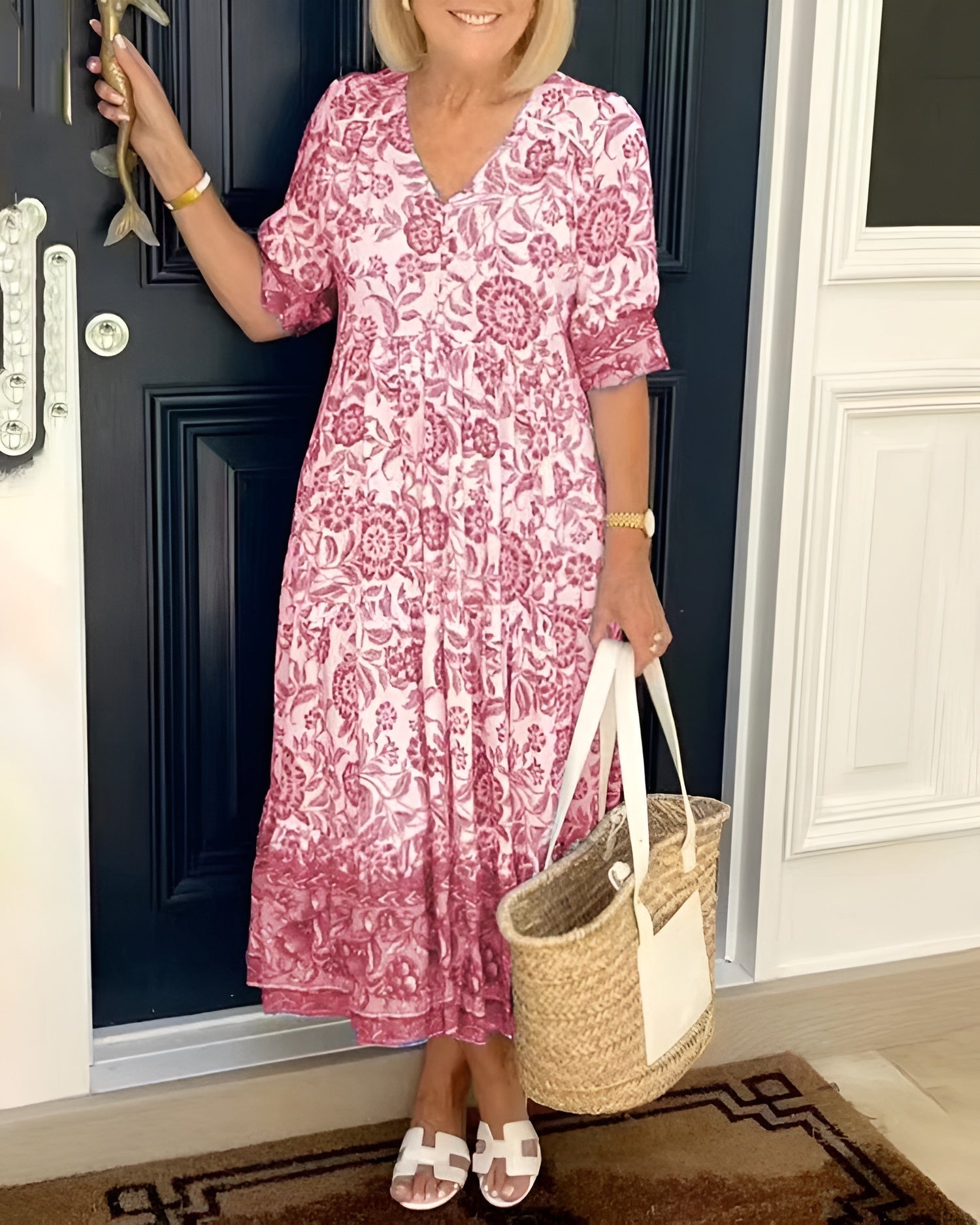 Elena Floral Comfort Midi