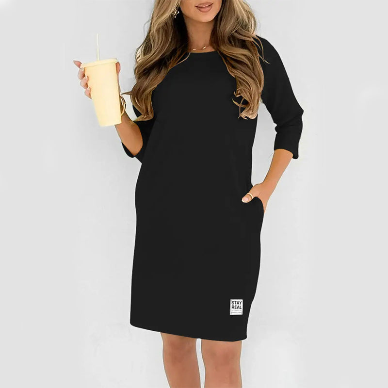 Everyday Casual Comfort Tee Dress