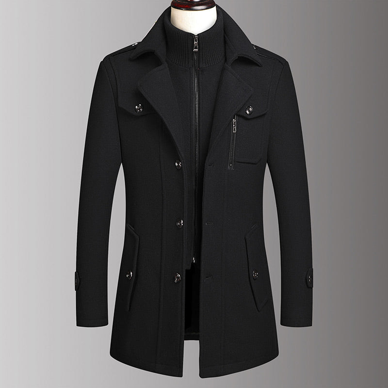 Heritage Classic Tweed Business Overcoat