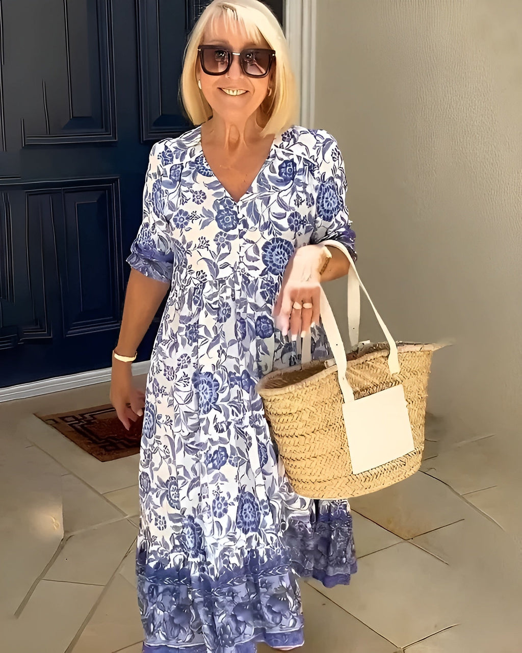 Elena Floral Comfort Midi