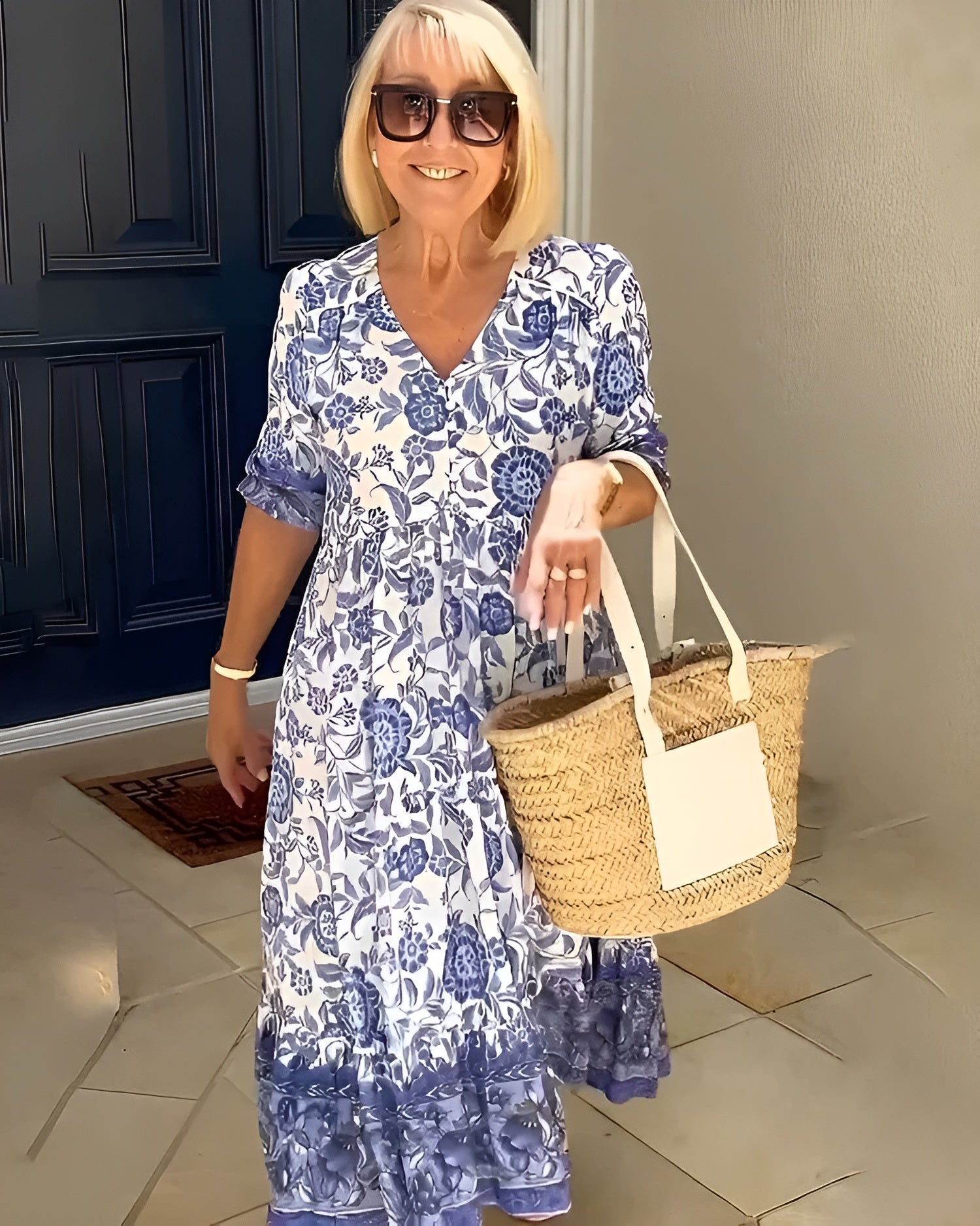 Elena Floral Comfort Midi