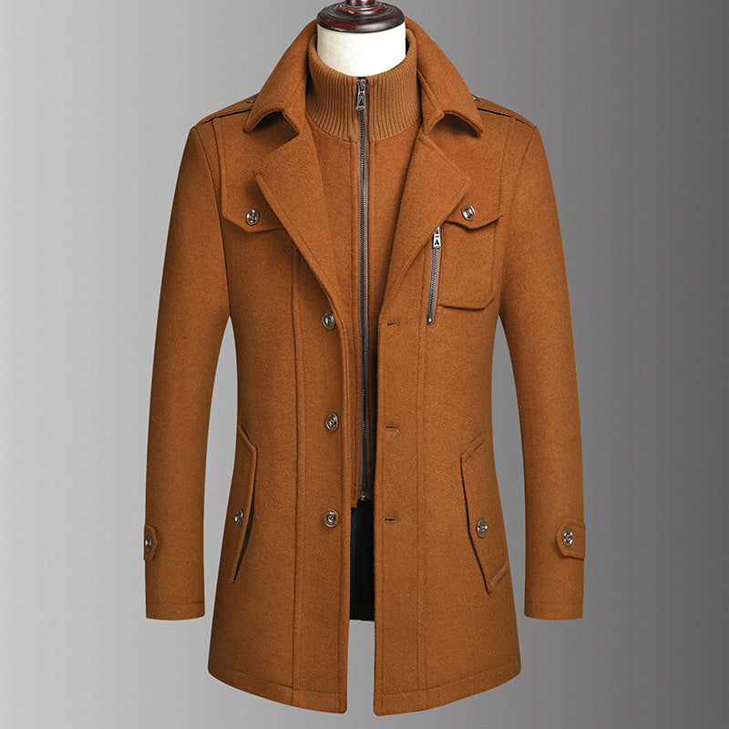 Heritage Classic Tweed Business Overcoat