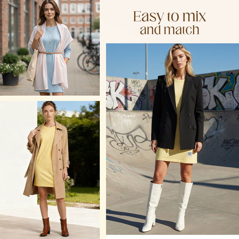 Everyday Casual Comfort Tee Dress